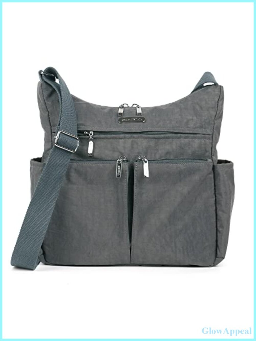 RFID Anti Theft Crossbody Purse Nylon Waterproof Lightweight Shoulder Bag